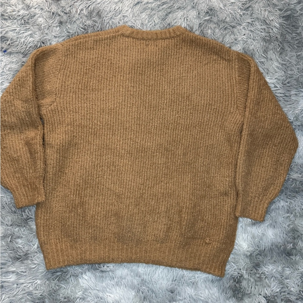 Future Collective Women’s Knit Cozy Pullover Sweater - Brown Size 1X NWT - Picture 5 of 5
